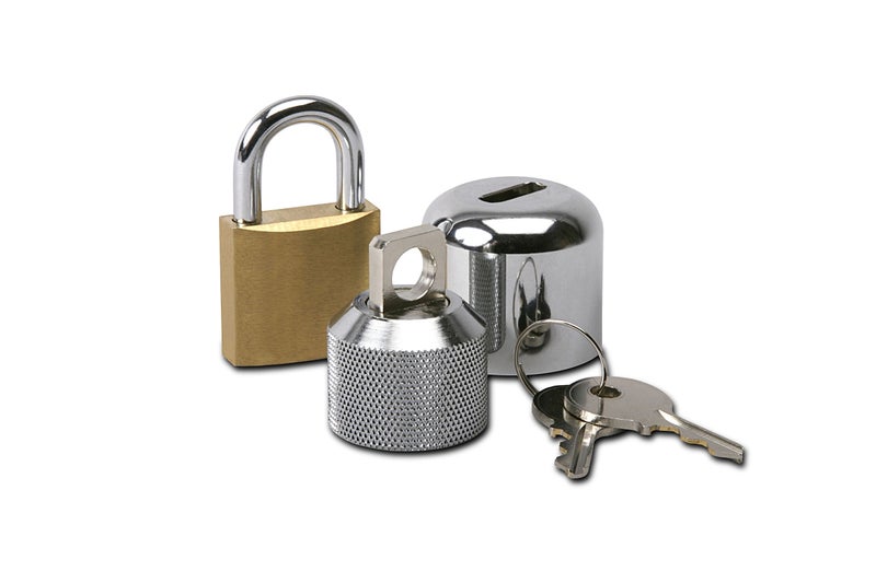 ConservCo Hose Bibb Lock â€“ Original Outdoor Faucet Lock Prevents Water Theft and Waste, Easy to Use, Comes with Padlock, Protect Plumbing, Water and Money, DSL-2 - Single Pack
